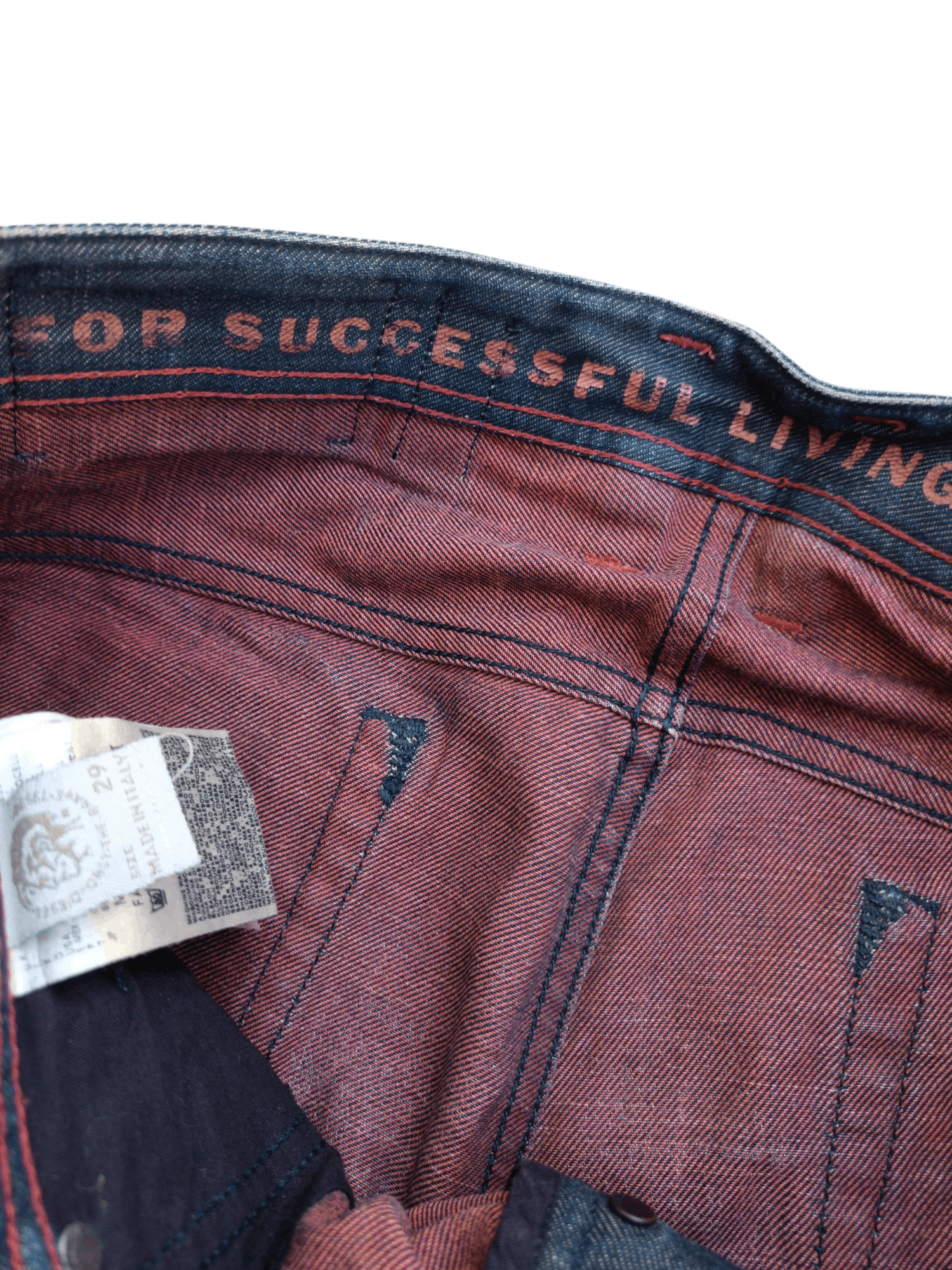 Diesel × Vintage Vintage Diesel Distressed Whiskers Faded Denim E264 Size US 32 / EU 48 - 12 Thumbnail