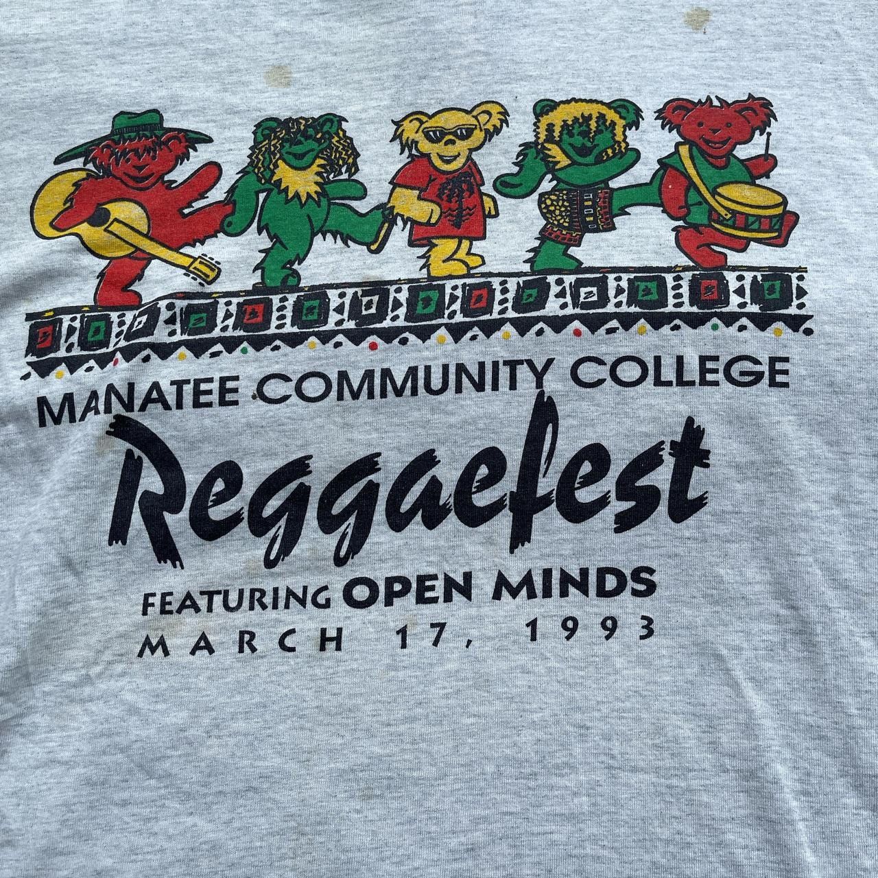 Vintage Vintage greatful dead Regga Fest College tee Size US XL / EU 56 / 4 - 2 Thumbnail