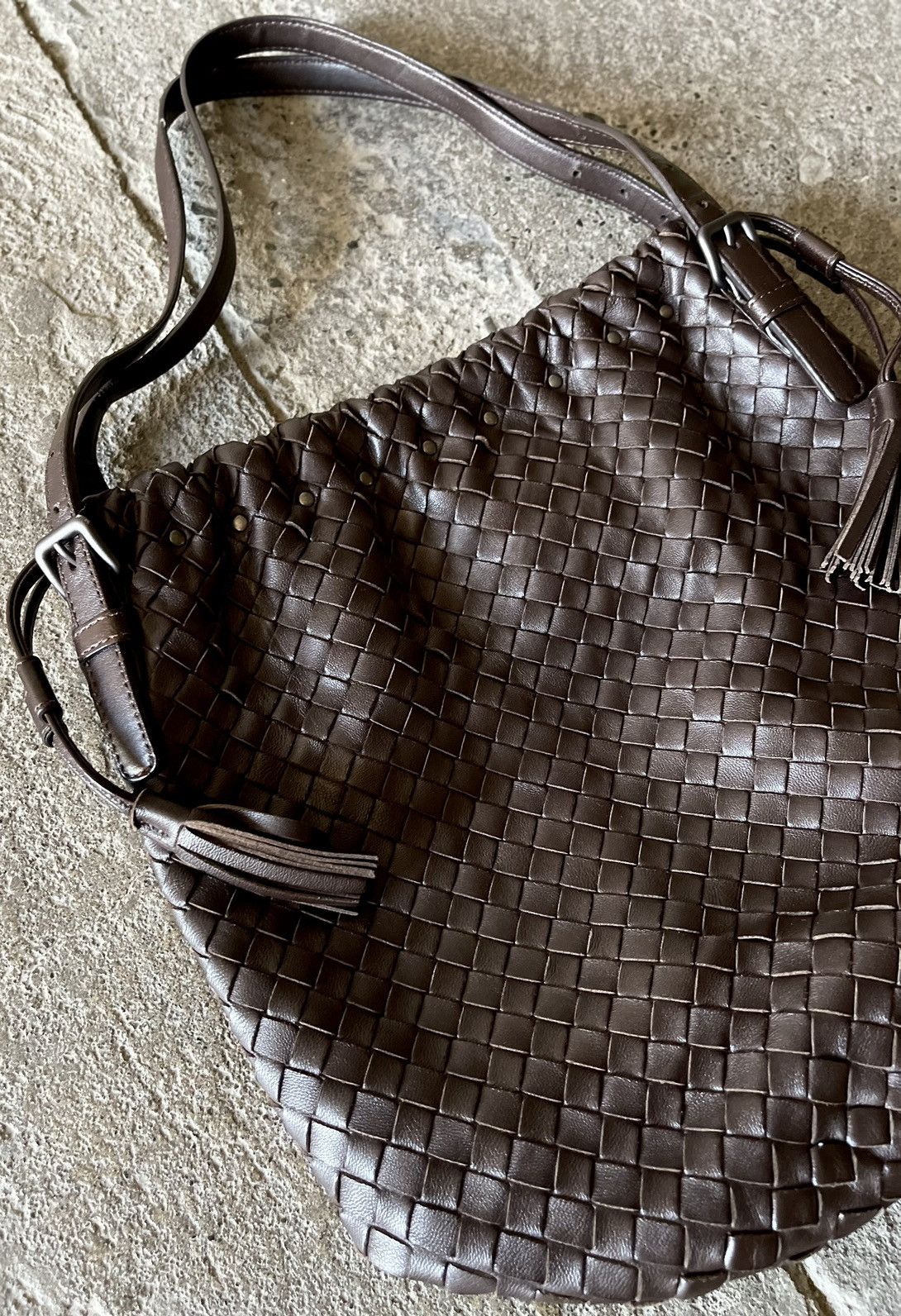 Bottega Veneta Bottega Veneta - Drawstring Tassel Bucket - Shoulder Bag Size ONE SIZE - 11 Thumbnail