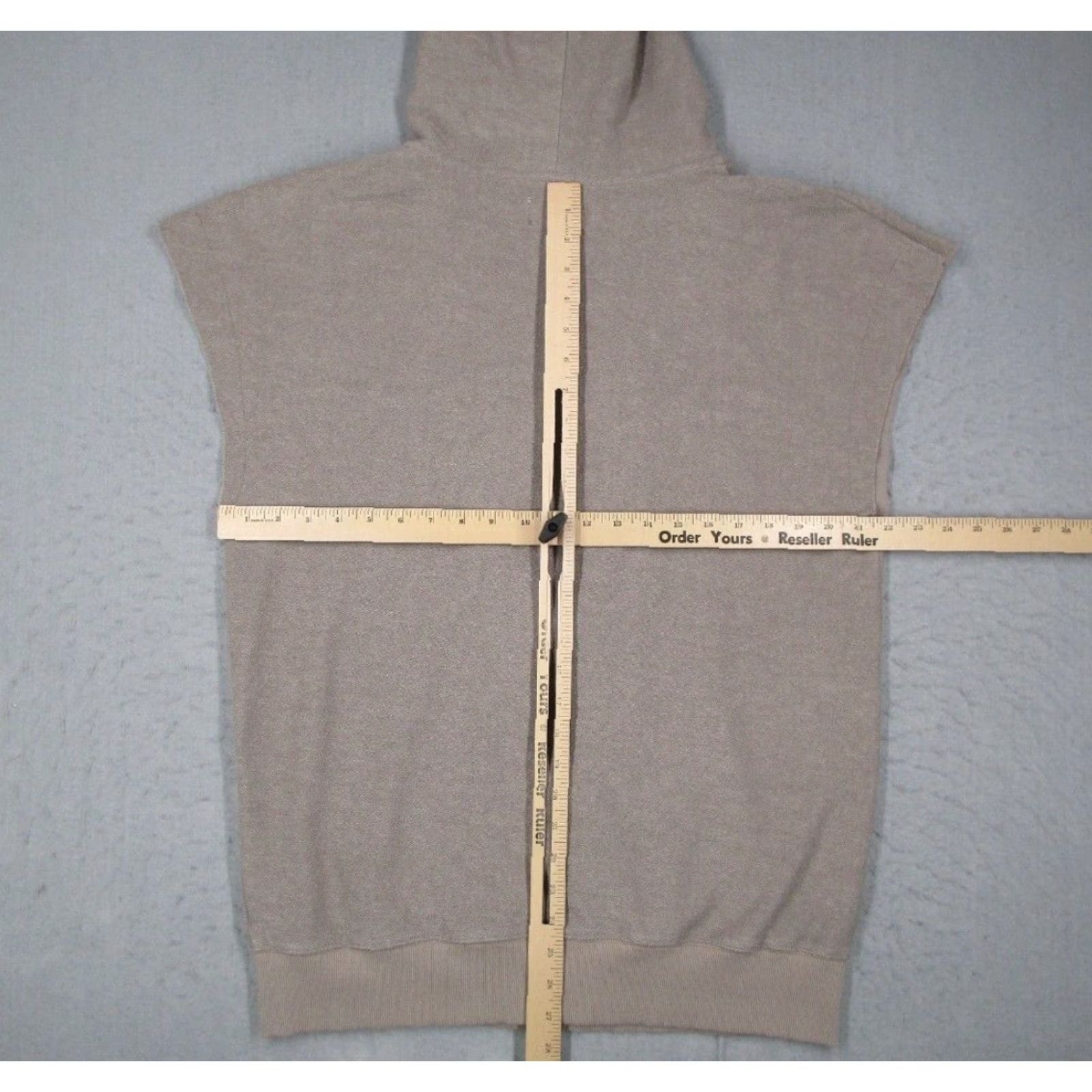 Honor the Gift Honor The Gift Hoodie Women Small Brown Full Zip Oversized Sleeveless Cut Off Size S / US 4 / IT 40 - 4 Thumbnail