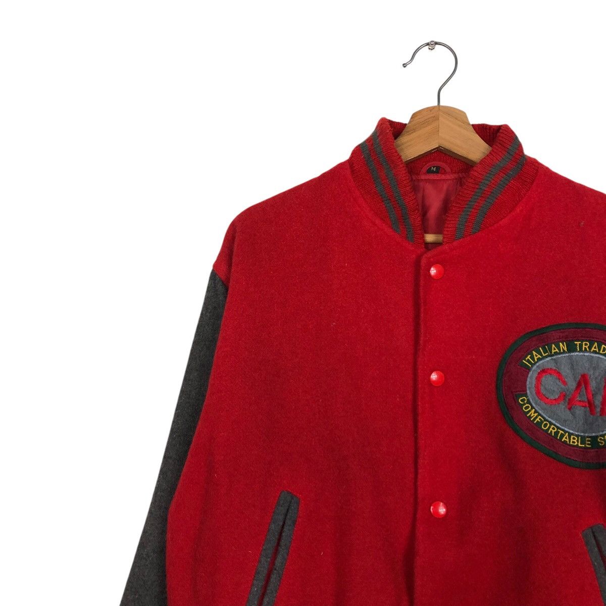Japanese Brand 📌Vintage Varsity Bomber Jacket Cap Big Logo Issey Miyake Size US M / EU 48-50 / 2 - 8 Thumbnail
