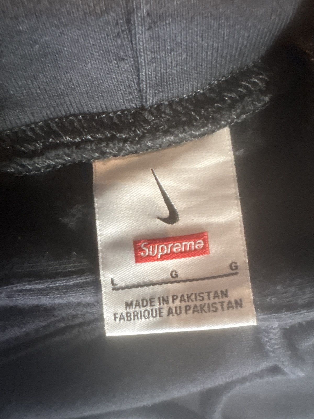 Nike × Supreme Supreme x Nike Hooded Sweatshirt Size US L / EU 52-54 / 3 - 5 Thumbnail