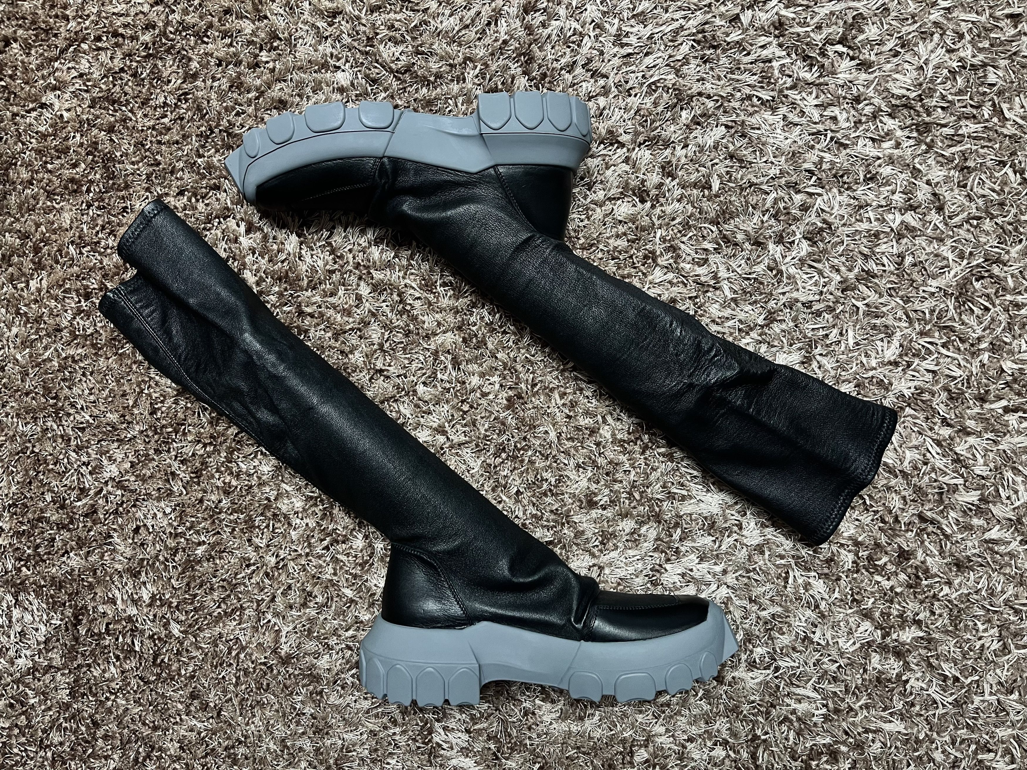 Rick Owens DIRT OFF-THE-RUNWAY HIKING SOCK BOOTS Size US 7 / EU 40 - 8 Thumbnail