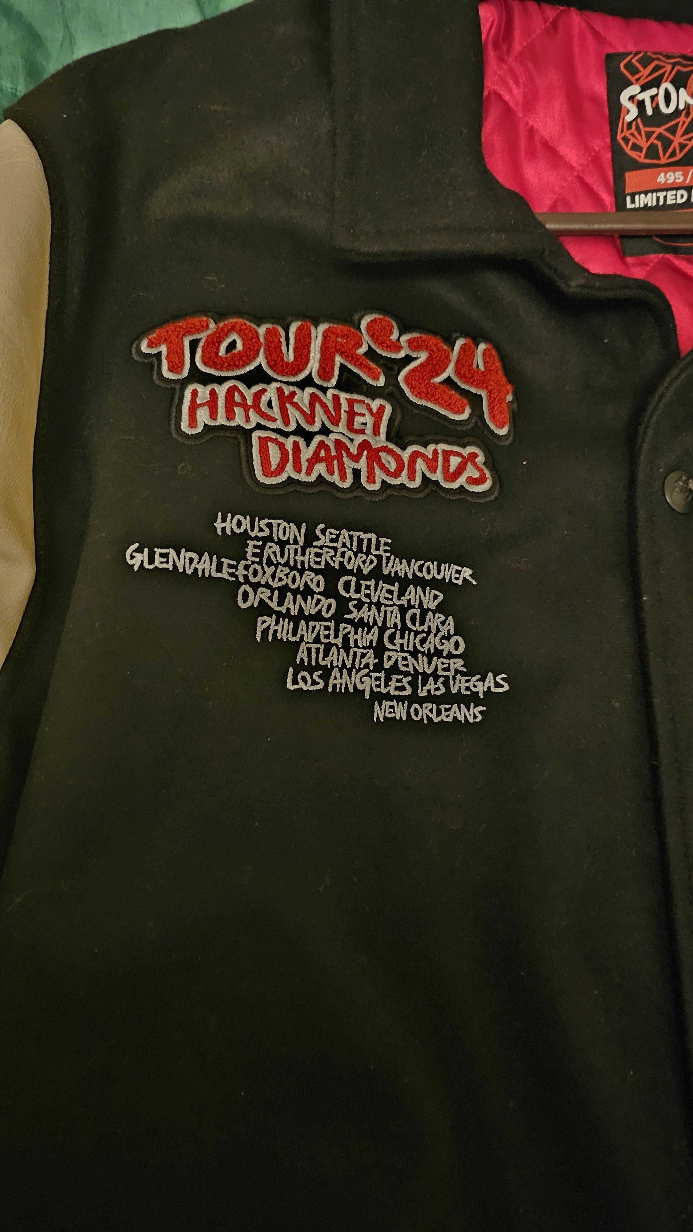 The Rolling Stones × Vintage Rolling Stones 495/500 Tour jacket Size US XXL / EU 58 / 5 - 6 Thumbnail