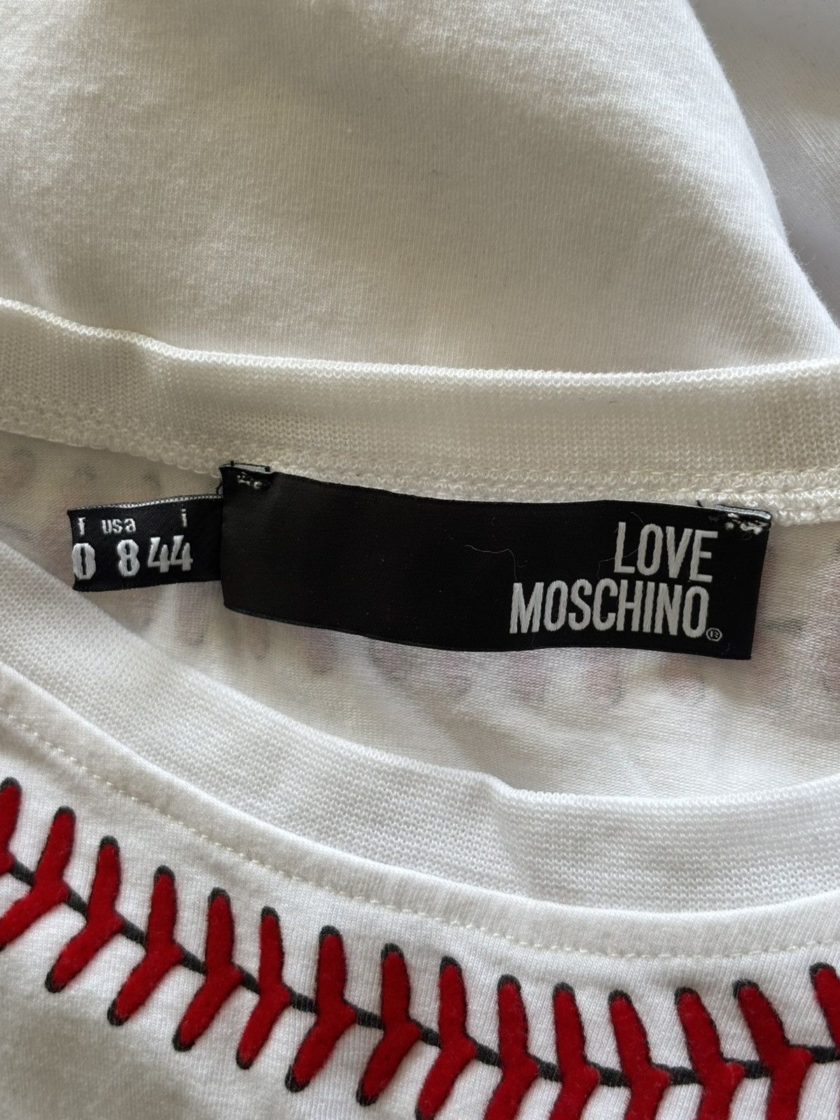 Jeremy Scott Moschino Era Baseball T-shirt Size US S / EU 44-46 / 1 - 4 Thumbnail