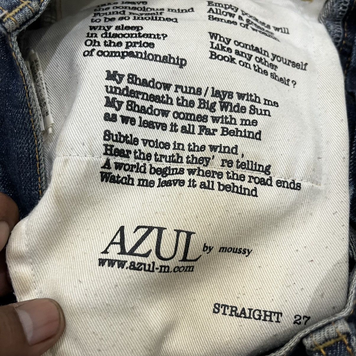 Japanese Brand Vintage Azul Denim Faded Jeans Size US 31 - 7 Thumbnail
