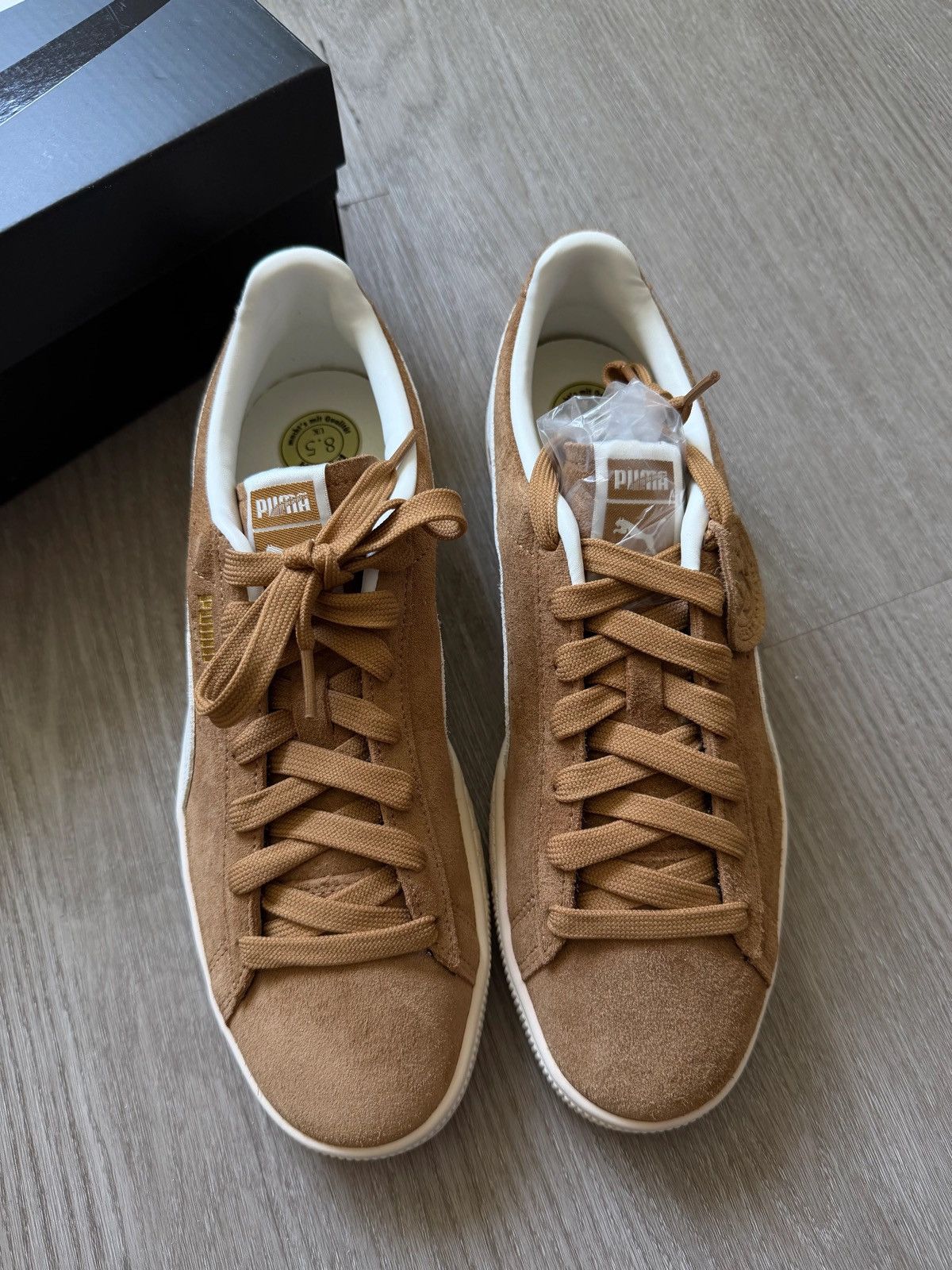 Puma Puma Suede Charles F. Stead Honey Butter White Size US 9.5 / EU 42-43 - 5 Thumbnail