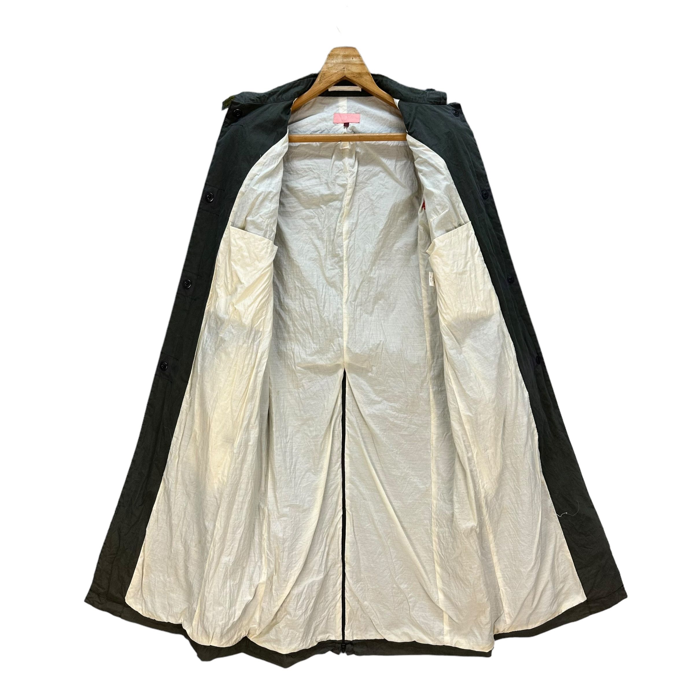 Japanese Brand UTH Made In UK Snap Button Long Coat Jacket #A45-1055 Size S / US 4 / IT 40 - 9 Thumbnail