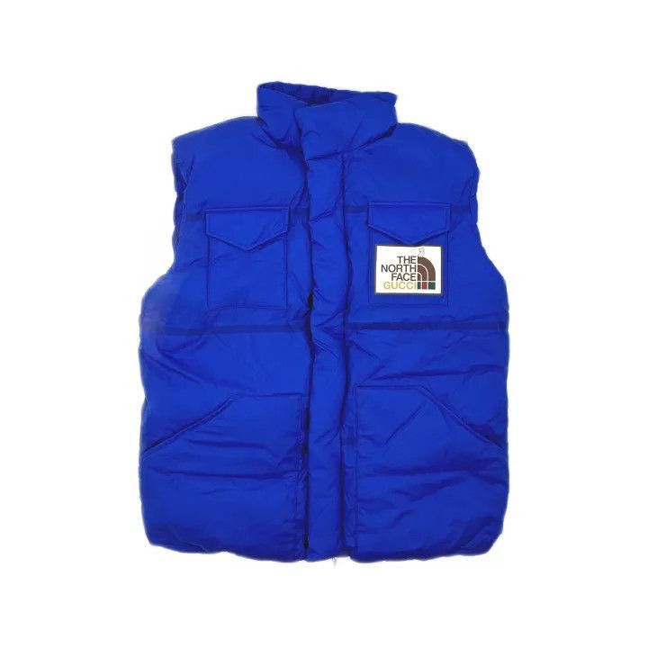 Gucci Gucci x The North Face Blue Puffer Vest -2506