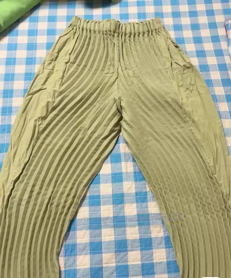Issey Miyake Issey Miyake size:1 Ruched Casual Pants Size 22" - 3 Thumbnail