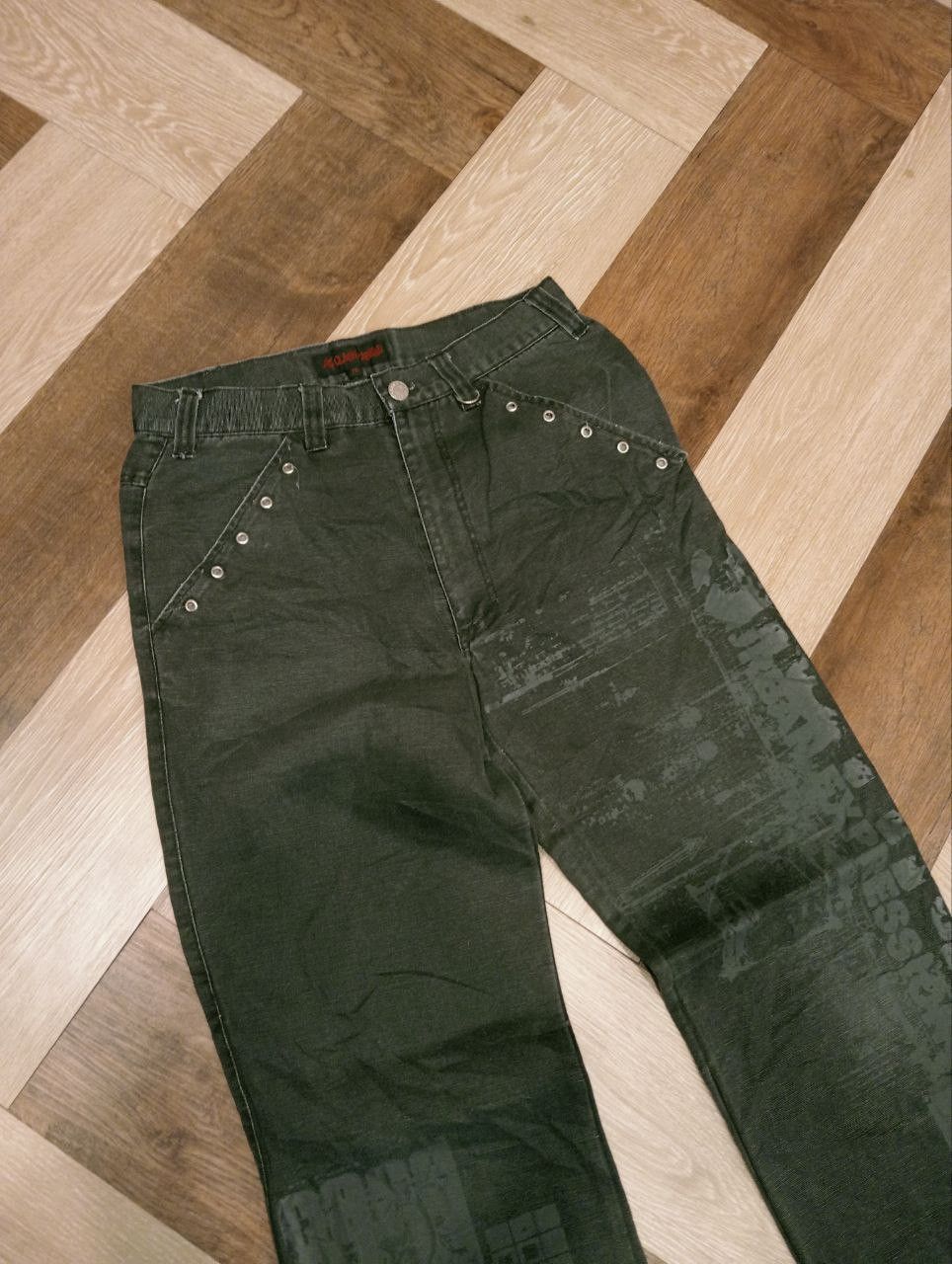 Japanese Brand VINTAGE CLASH AHEAD JAPAN PANTS Size US 29 - 4 Thumbnail
