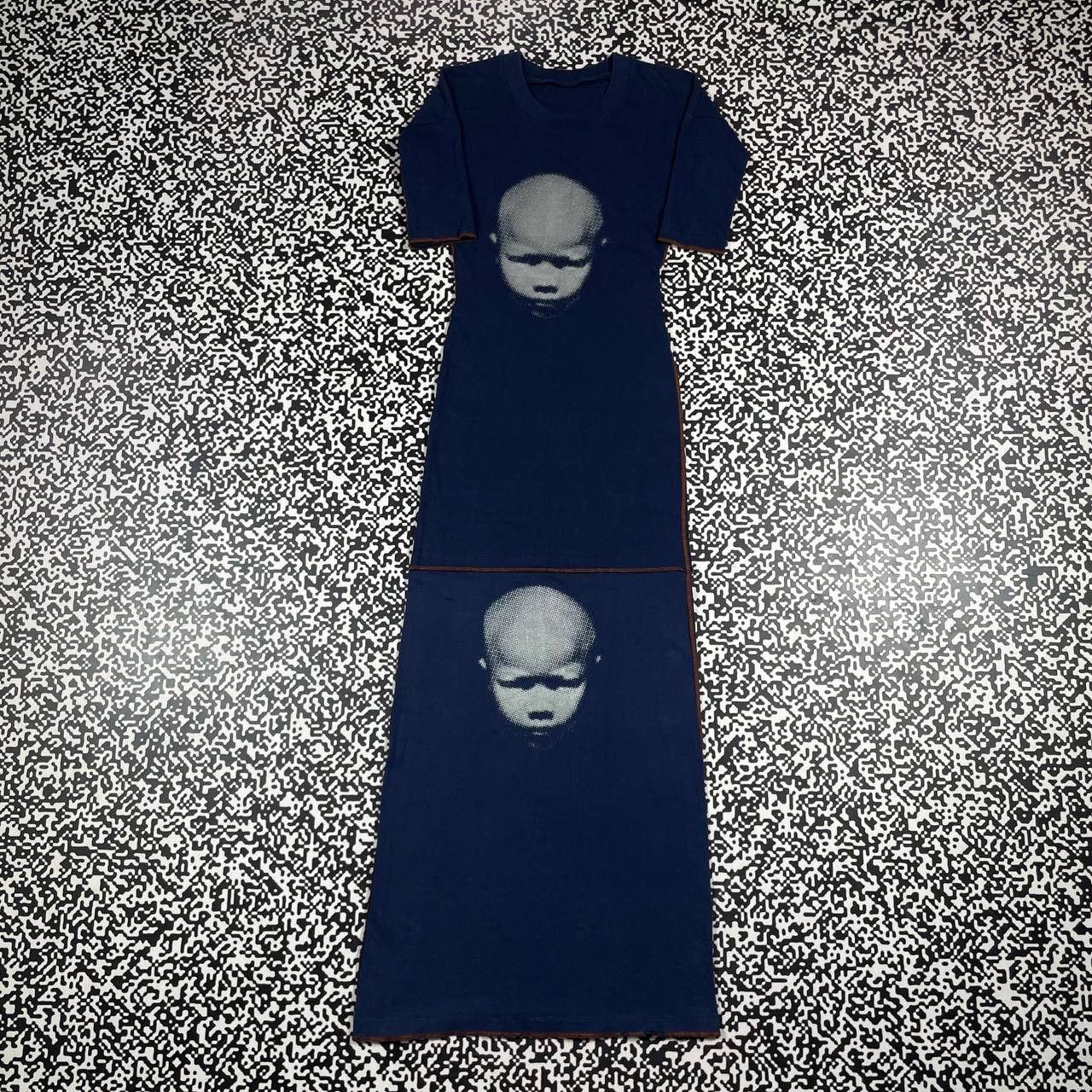 Xuly.Bet Vintage Y2K XULY.BET Archive JPG Style Maxi Dress Face Kid Size M / US 6-8 / IT 42-44 - 4 Thumbnail