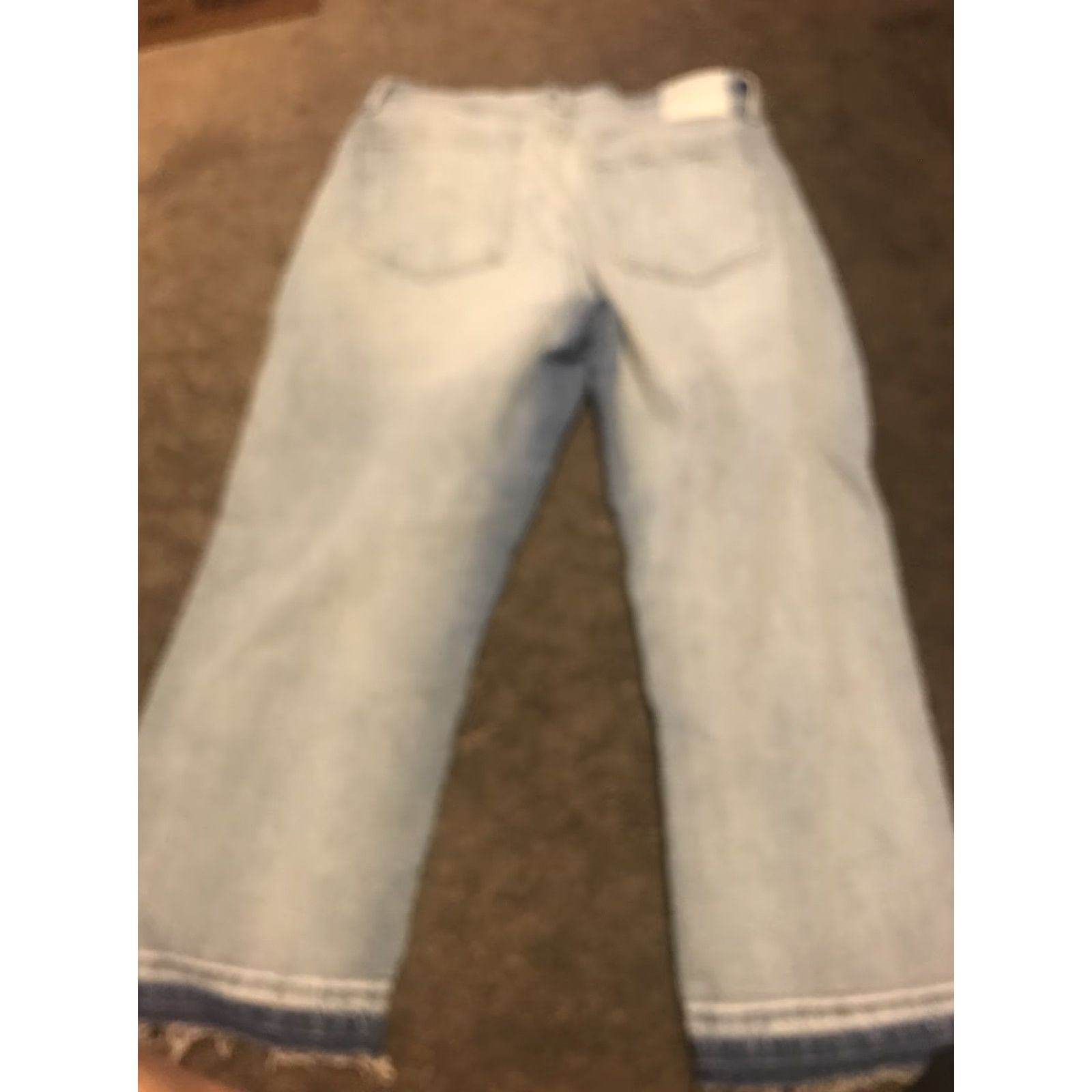 Express Express Jeans 14 S High-Rise Straight Ankle Light Wash Women's Size 36" / US 14 / IT 50 - 4 Thumbnail