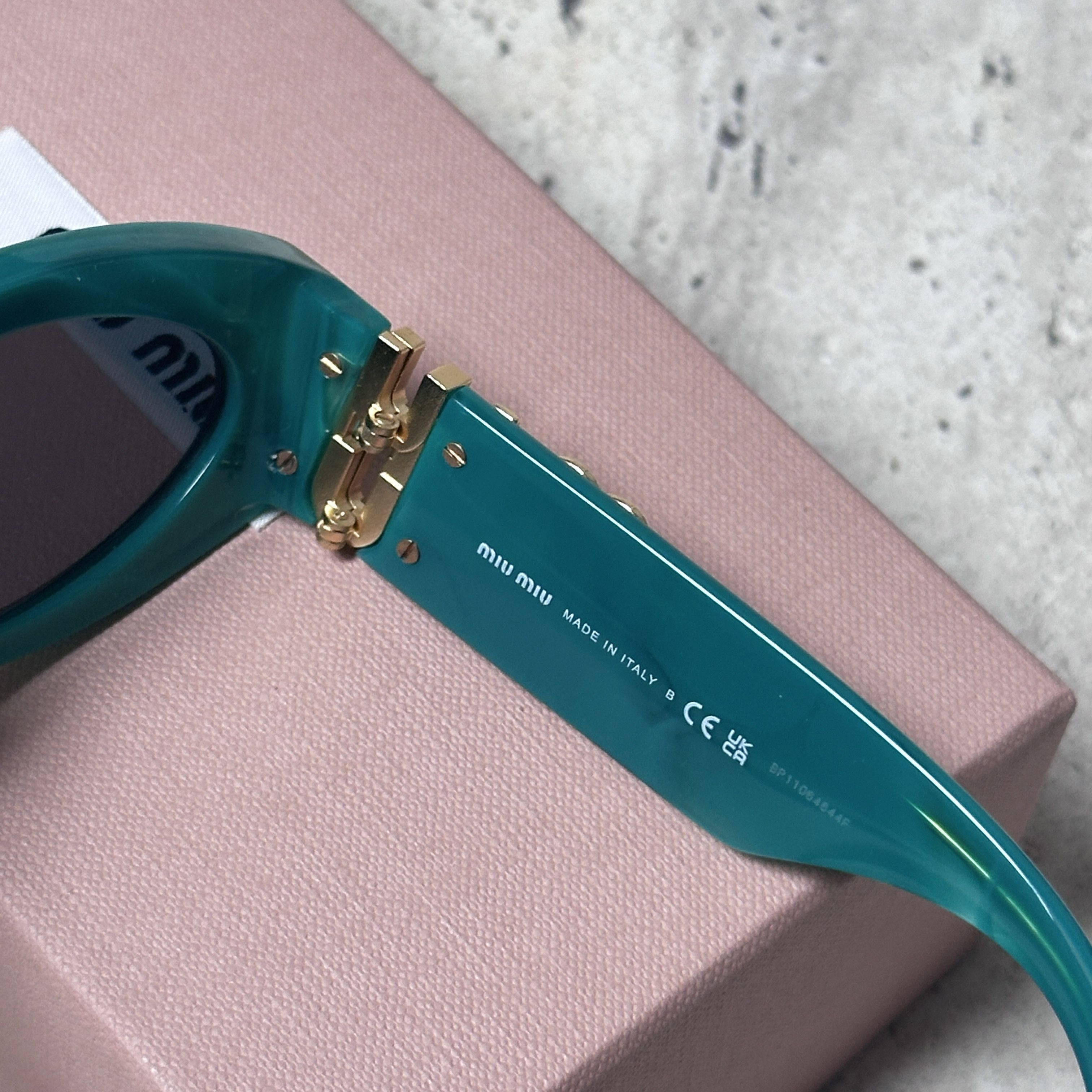 Miu Miu MIU MIU 0MU 11WS 1AB5S0 SUNGLASSES Size ONE SIZE - 4 Thumbnail