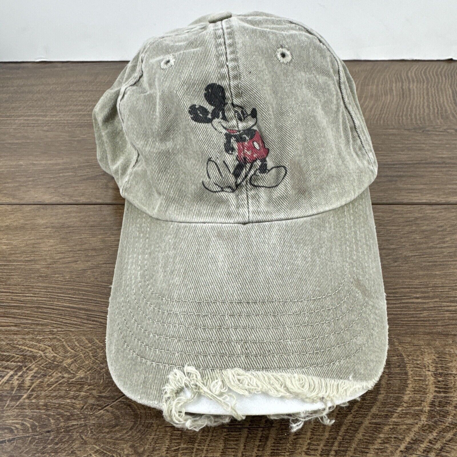 Other Mickey Mouse Hat Tan Brown Hat Adjustable Adult Size Mickey Size ONE SIZE - 5 Thumbnail