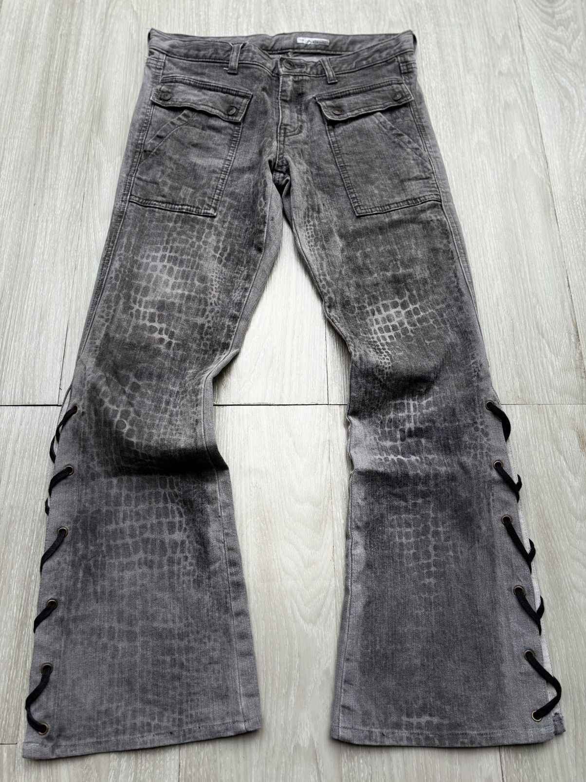 専用　archive japanese label flare denim 00s archive japanese label flare denim