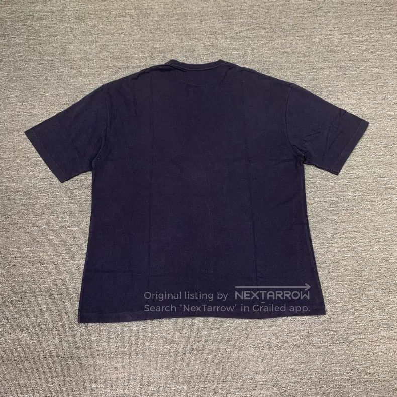 Balenciaga Balenciaga Navy Blue Wheat Short Sleeve/M Size Size US M / EU 48-50 / 2 - 2 Thumbnail