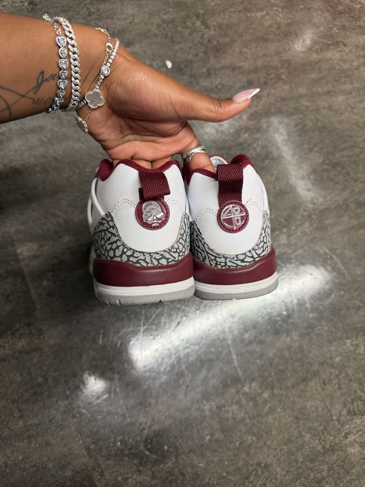 Jordan Brand Jordan Spizike “White/Team Red” Size US 6.5 / EU 39-40 - 3 Thumbnail