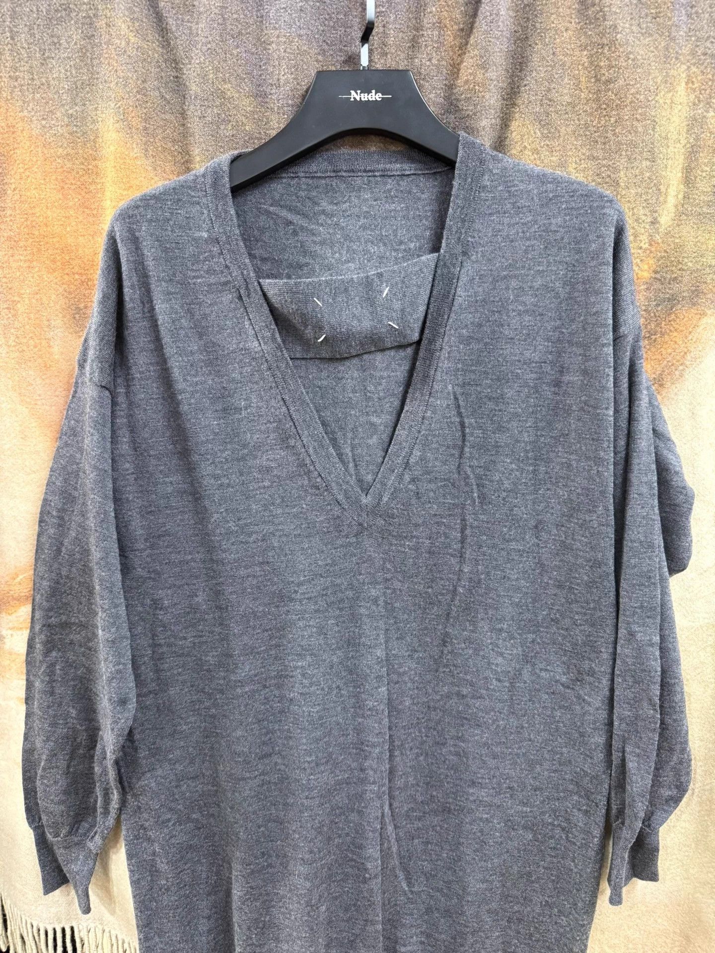 Maison Margiela Maison Margiela 4-Stitch Wool Knit Dress L - Unique Tag Size L / US 10 / IT 46 - 2 Thumbnail