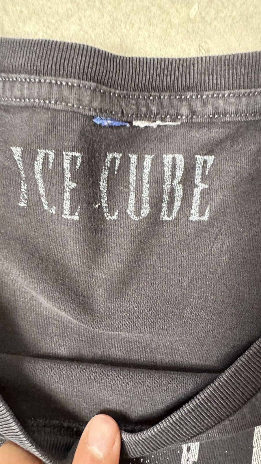 Vintage ICE CUBE VINTAGE DESIGN TEE Size US L / EU 52-54 / 3 - 4 Thumbnail