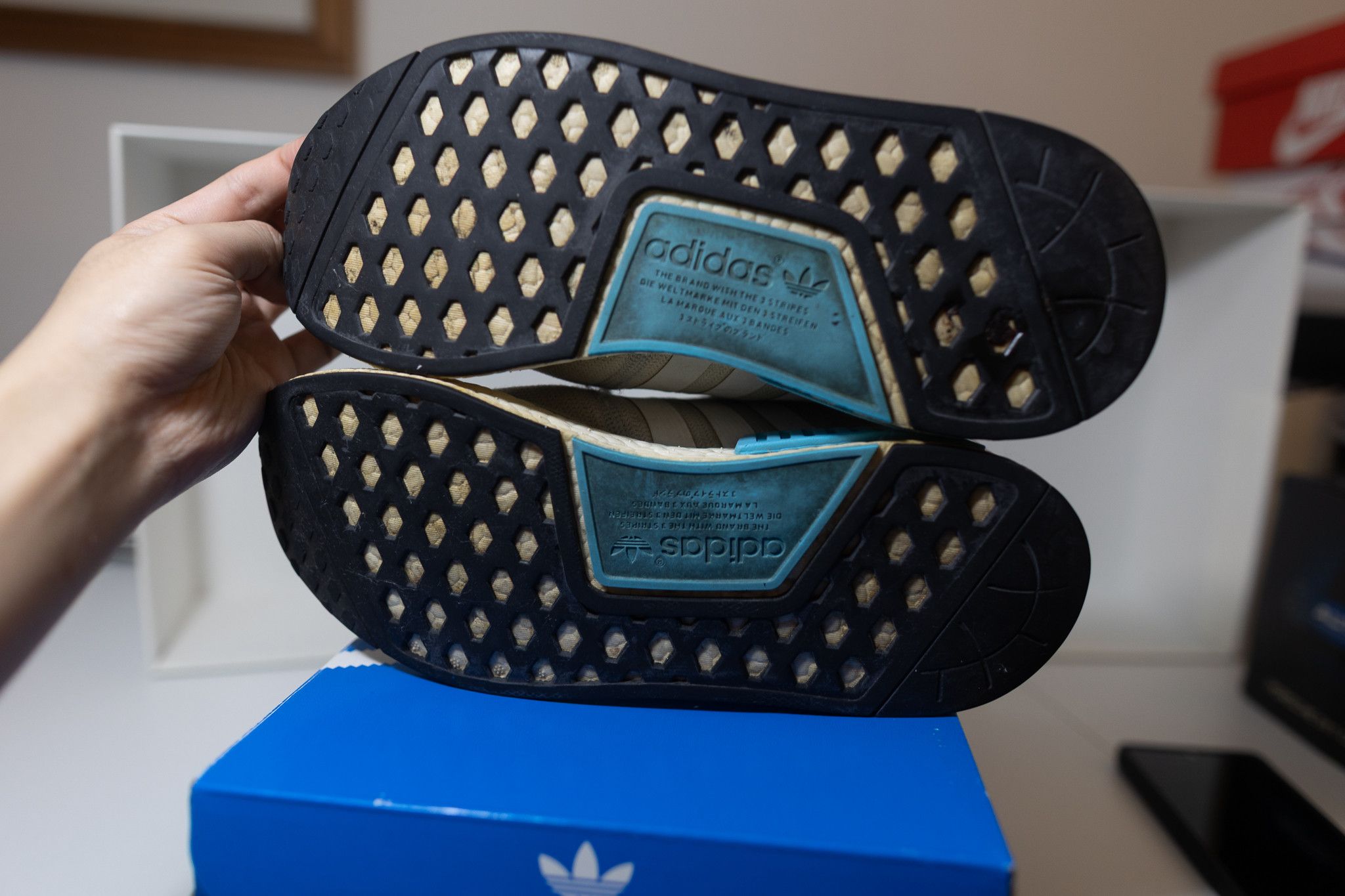 Adidas Adidas NMD R1 Bright Cyan Size US 9.5 / EU 42-43 - 8 Thumbnail