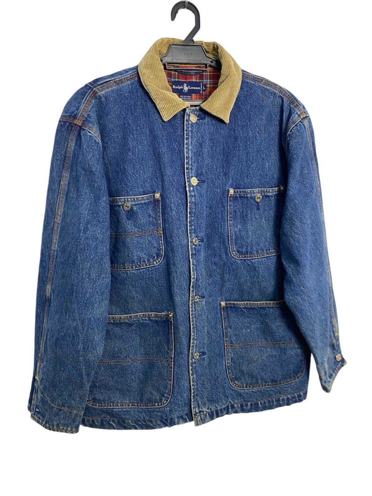 Polo Ralph Lauren × Vintage VINTAGE POLO RALPH LAUREN CHORE JACKET 4 POCKET Size US L / EU 52-54 / 3 - 2 Thumbnail