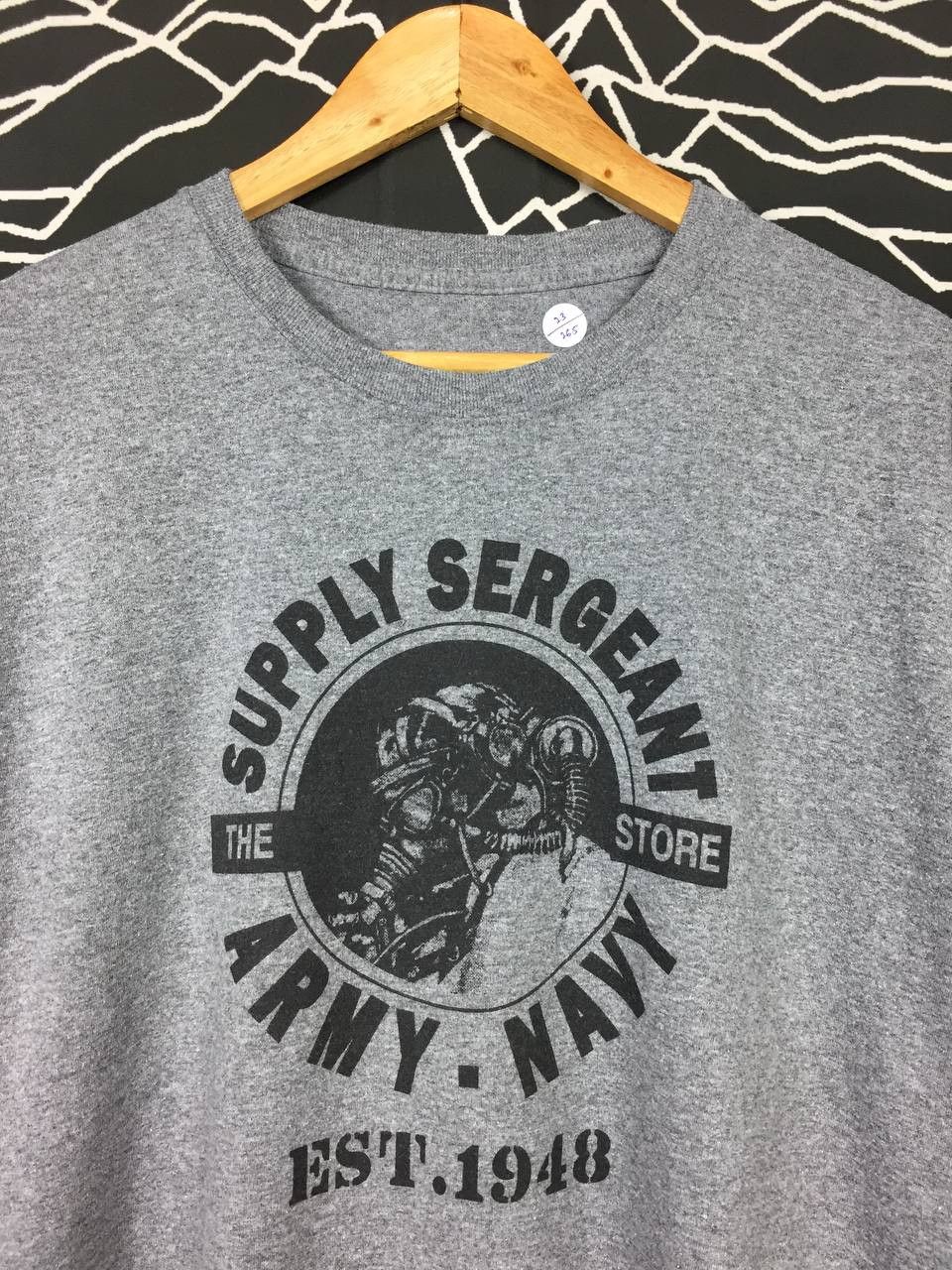 Vintage Supply Sergeant Army Navy Graphic Printed Tee Size US XL / EU 56 / 4 - 3 Thumbnail