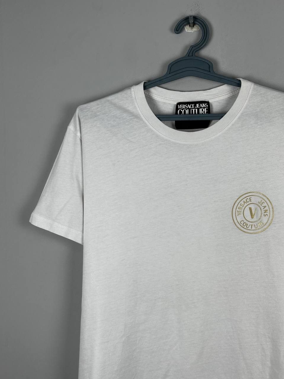 Versace Versace Jeans Couture Logo Luxury White T Shirt Size US XXL / EU 58 / 5 - 1 Thumbnail
