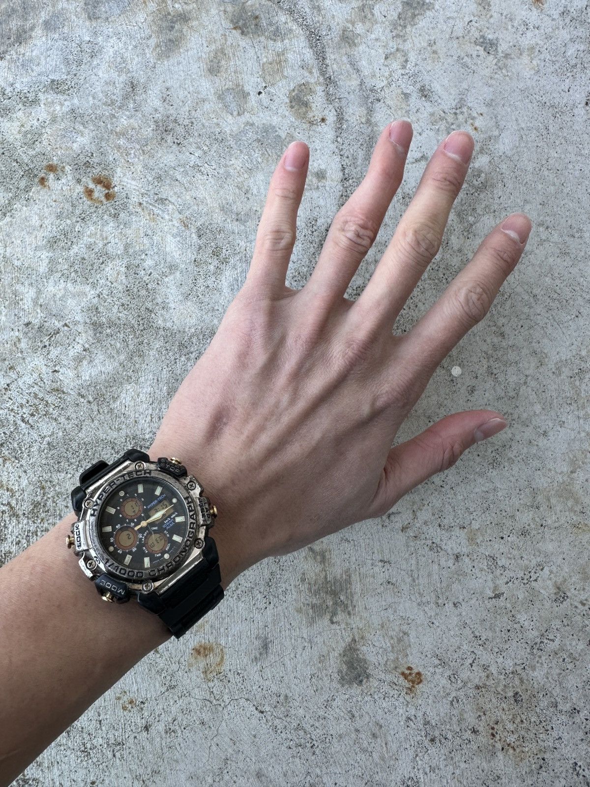 Seiko Seiko Alba Hyper-Tech V083-7010 CHRONOGRAPH Ana Digi Watch Size ONE SIZE - 11 Thumbnail