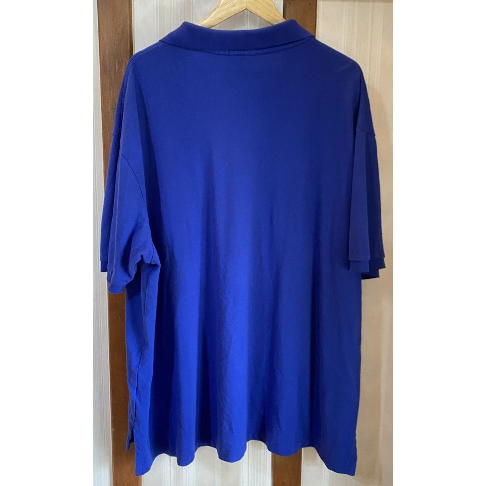 Ralph Lauren Polo Ralph Lauren Pima Polo Shirt Royal Blue Men’s 3XB Size US XXL / EU 58 / 5 - 3 Thumbnail