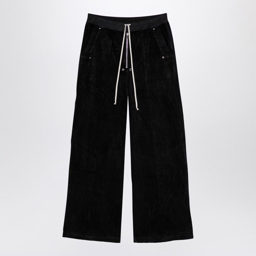 Rick Owens Drkshdw o1d2blof0226 Velvet Pants in Black Size US 30 / EU 46 - 1 Thumbnail