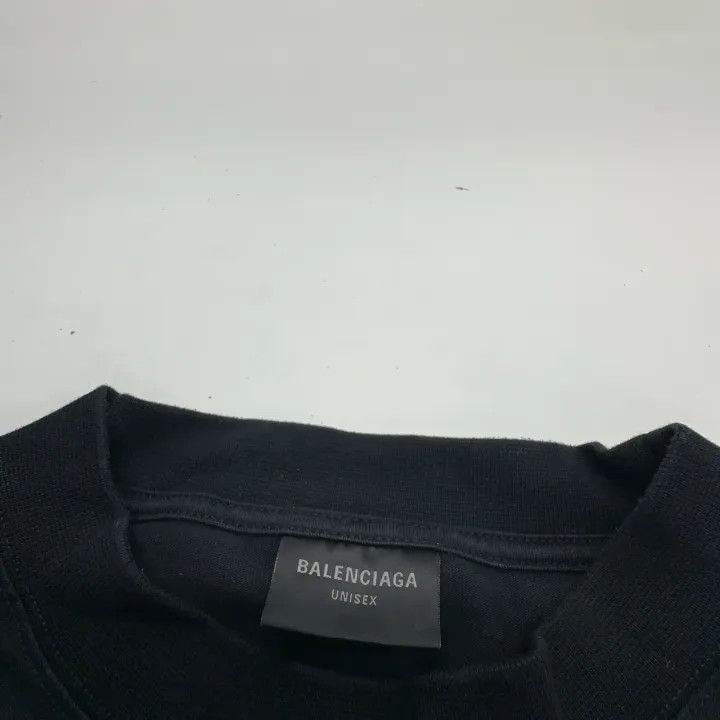 Balenciaga Balenciaga Balenciaga Black Letter Print Short Sleeve TShi Size US L / EU 52-54 / 3 - 4 Thumbnail