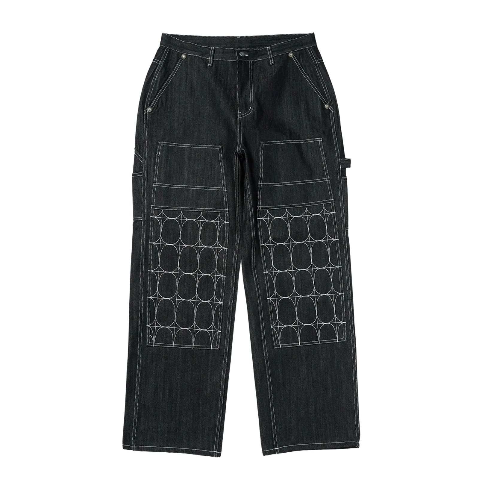 正規品 thug club Full Stud Knight Denim パンツ Full Stud Knight Denim Pants – thug club