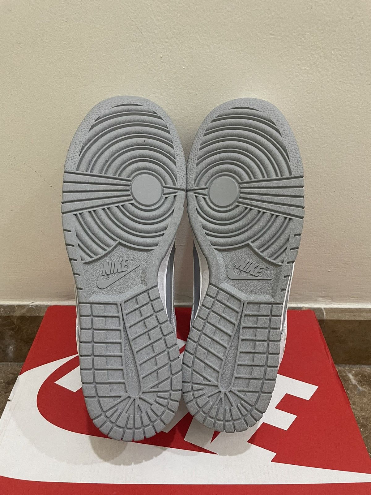 Nike ‼️Negotiable‼️ Nike Dunk Low White Neutral Grey Size US 10 / EU 43 - 10 Thumbnail