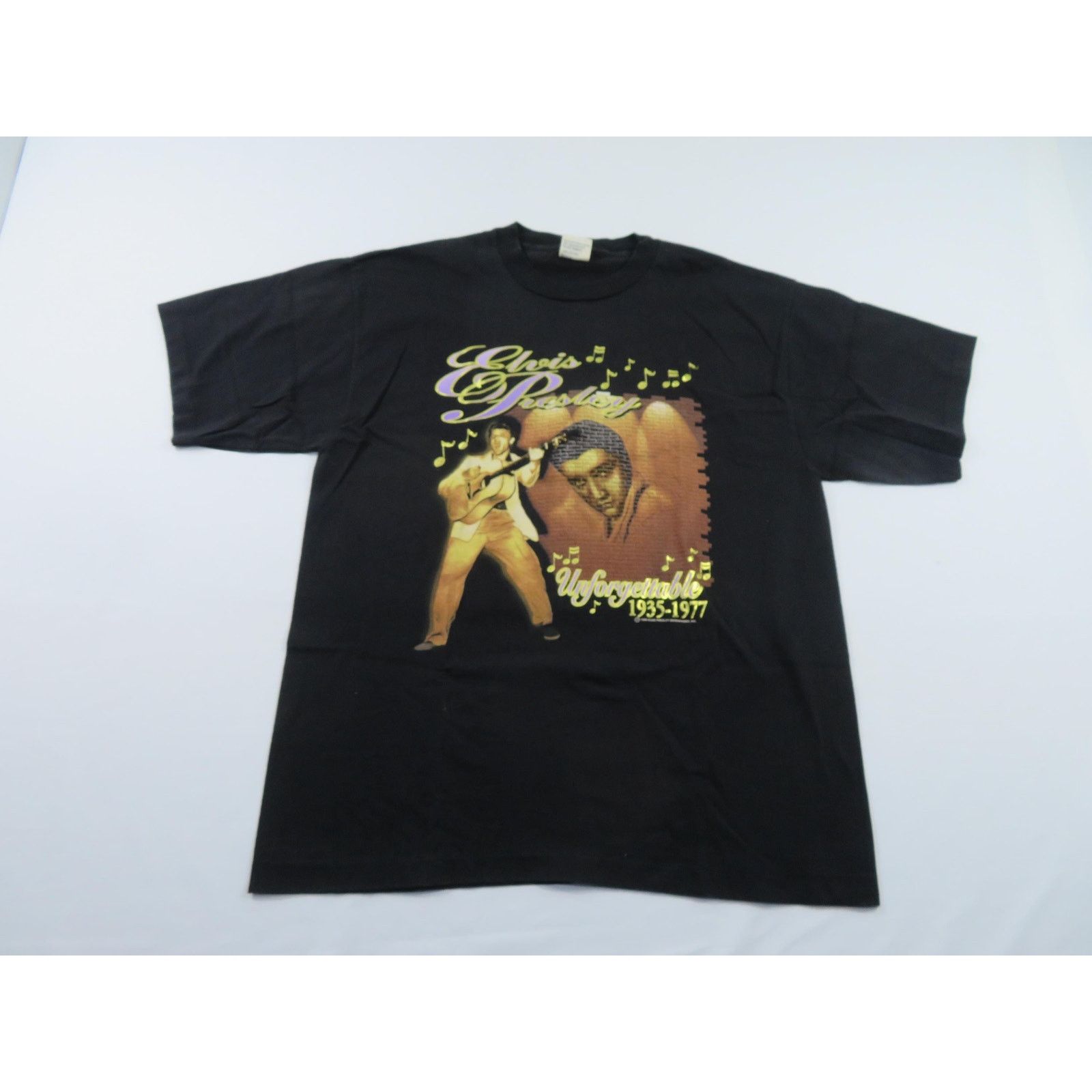 Other Elvis Presley Unforgettable Black T-shirt Sz XL 1990s Size US XL / EU 56 / 4 - 1 Thumbnail