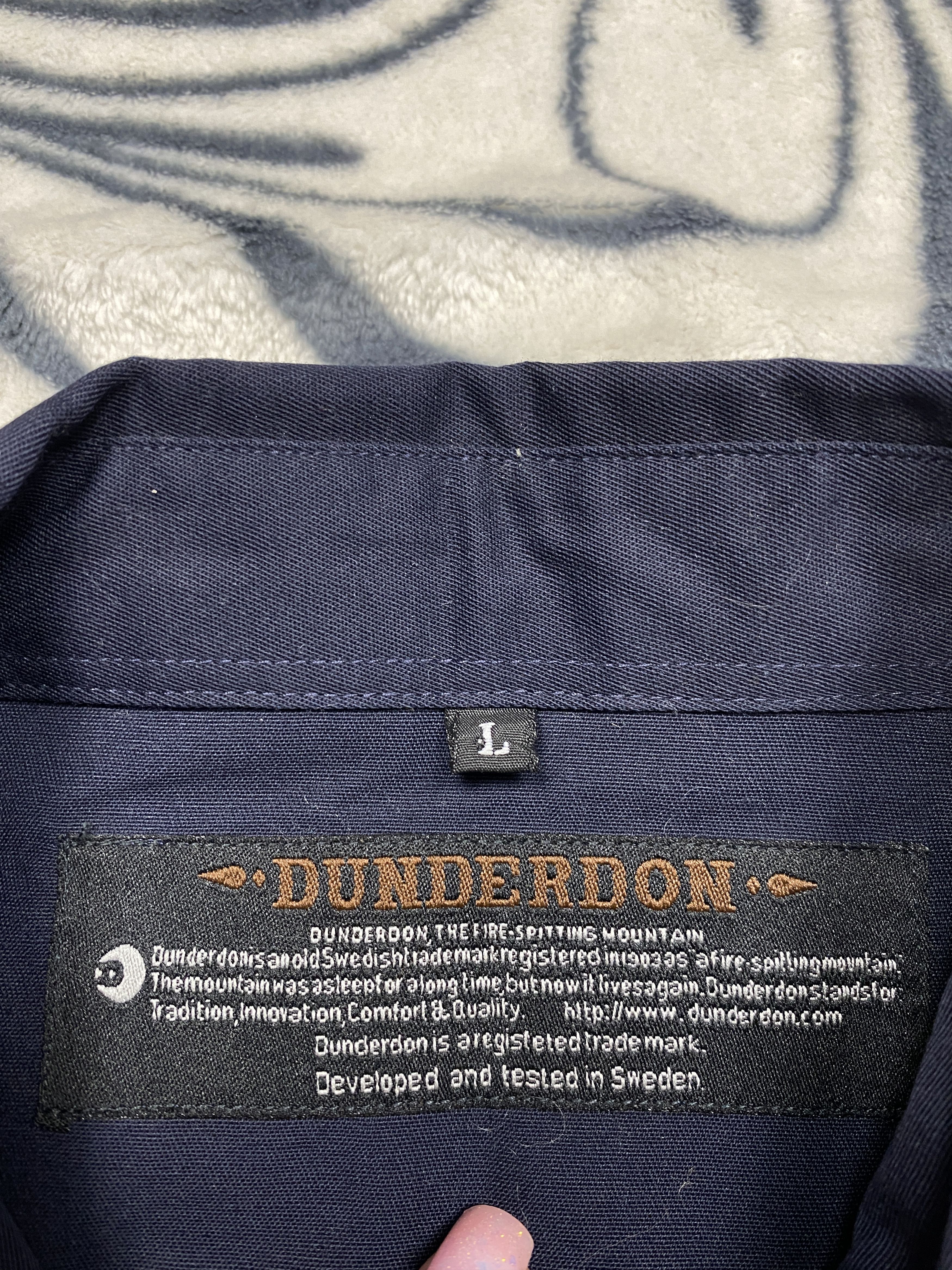 Dunderdon × Vintage Dunderdon Vintage Mens Short Sleeve Shirt Size US L / EU 52-54 / 3 - 4 Thumbnail