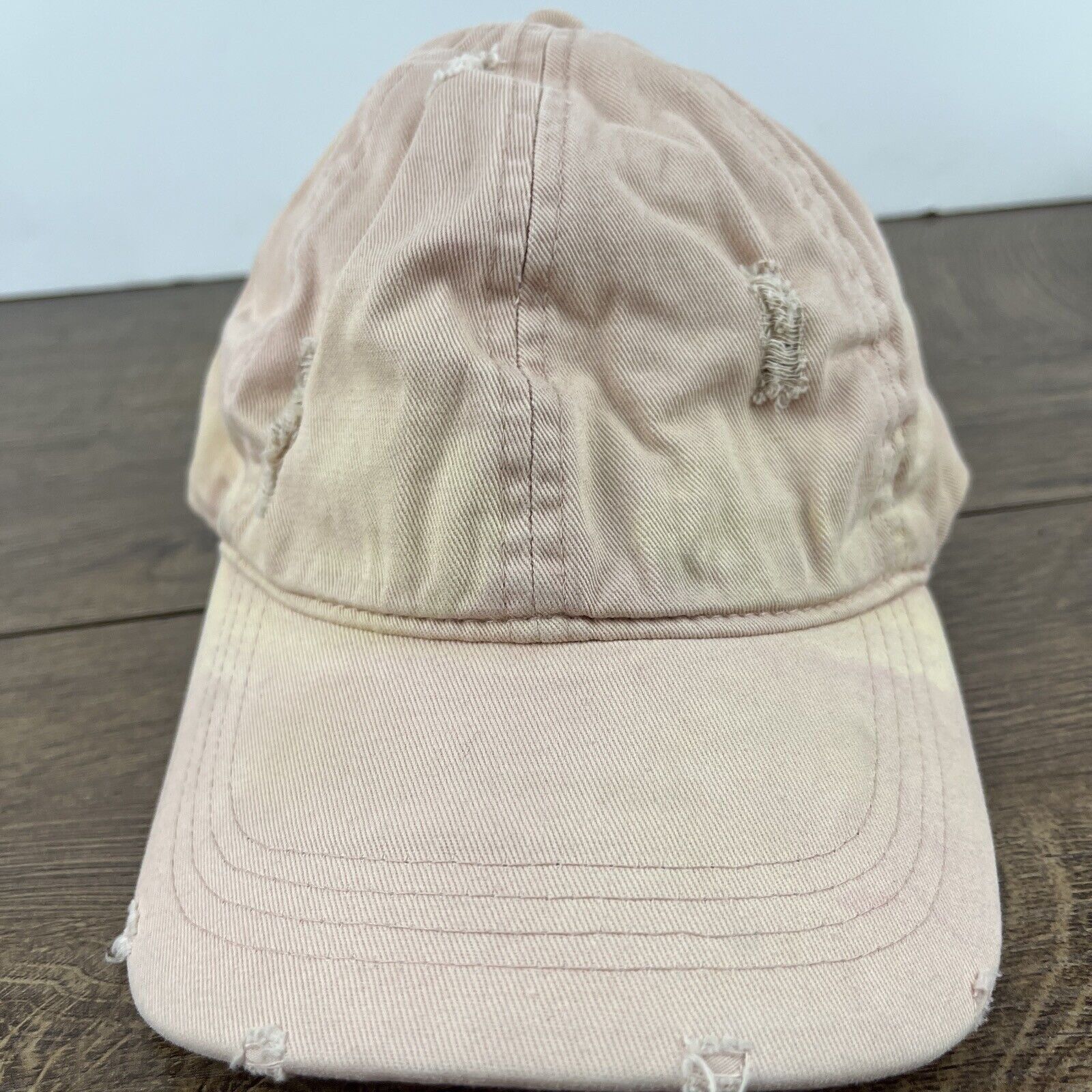 Other Faded Peach Hat Pink Hat Adjustable Adult Size Hat Cap Size ONE SIZE - 4 Thumbnail
