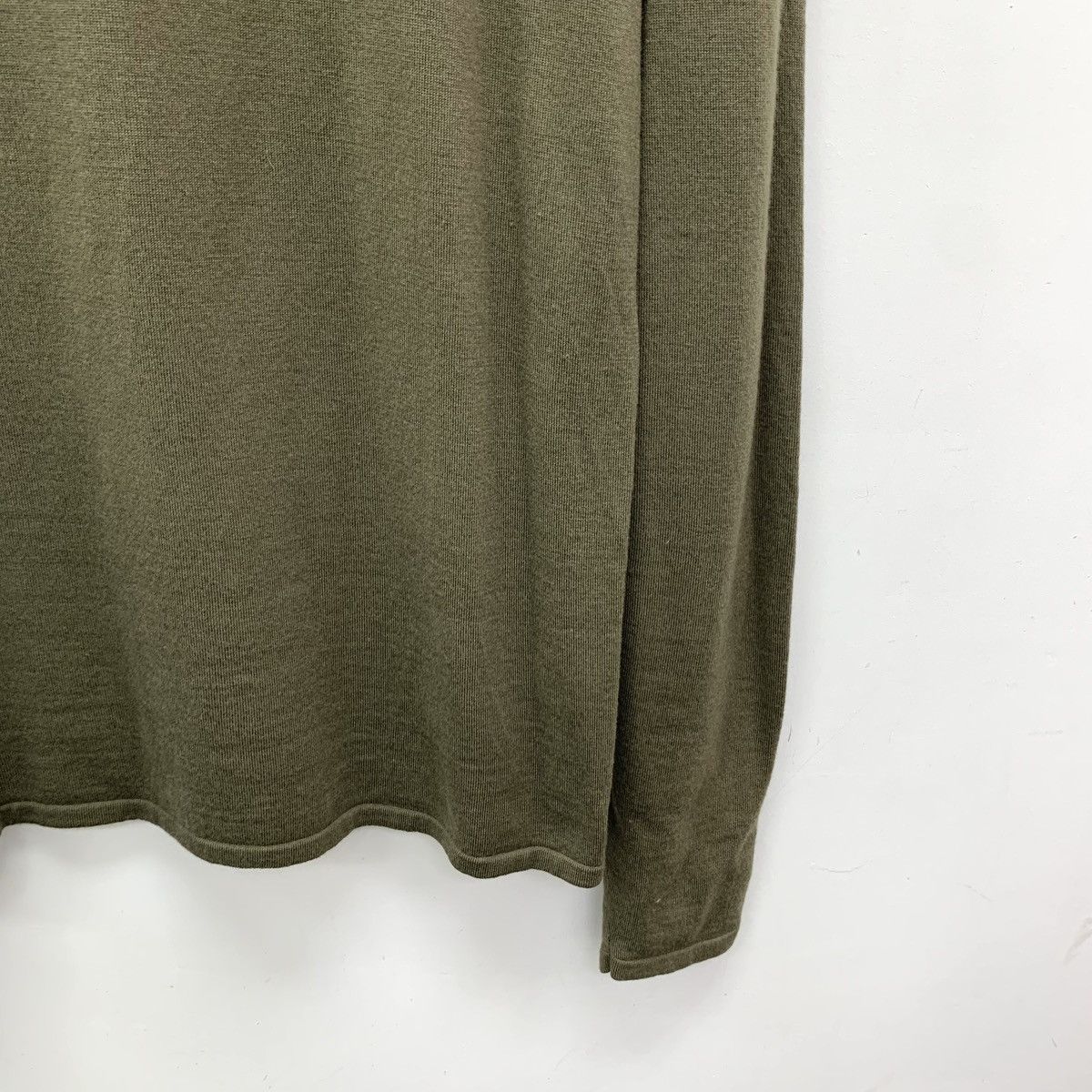 Ralph Lauren Ralph Lauren Army Green Wool Long Sleeve Knit Sweater K26WX Size US M / EU 48-50 / 2 - 4 Thumbnail