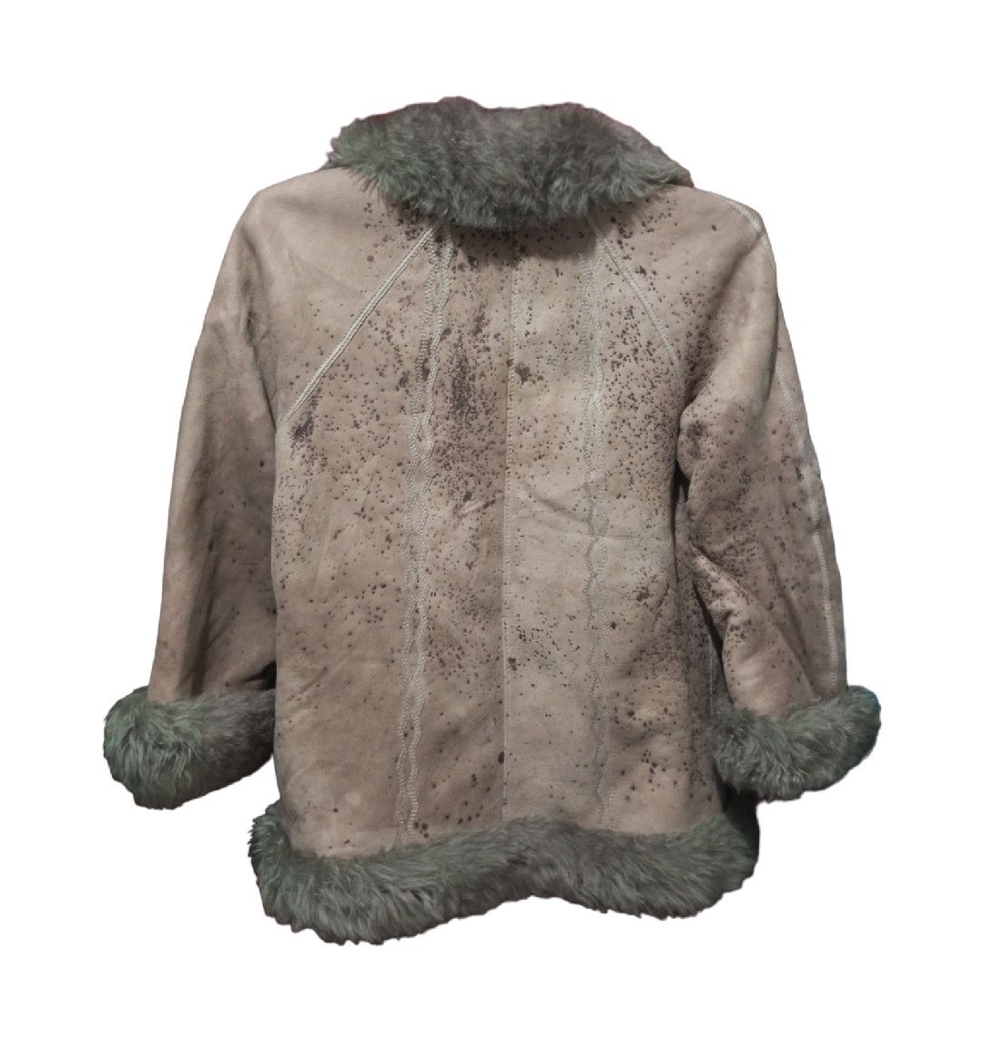 Vintage 90's 🇪🇸ADAR s.l Sheepskin Faux Fur Suede Leather Jacket Size US M / EU 48-50 / 2 - 2 Thumbnail