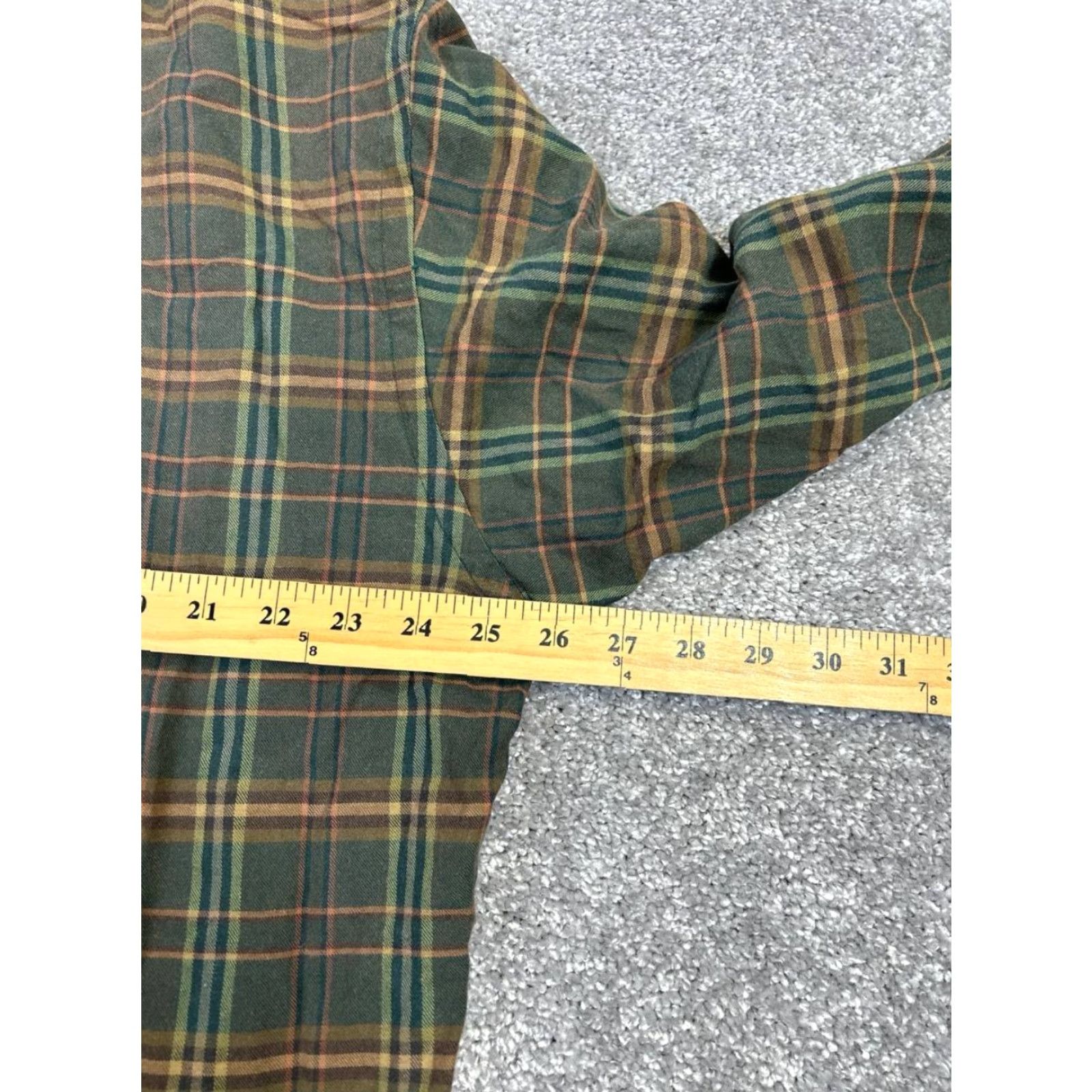 Polo Ralph Lauren VINTAGE Polo Ralph Lauren Shirt Mens L Green Plaid Button-Up Size US L / EU 52-54 / 3 - 6 Thumbnail
