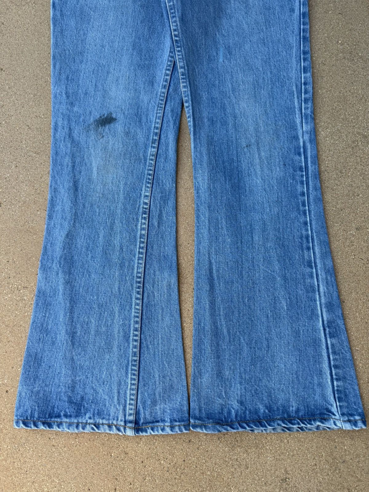 Levi's Vtg 70’s Levi’s 646 Orange Tab Bellbottom Flare Jeans 28x29 Size US 28 / EU 44 - 3 Thumbnail