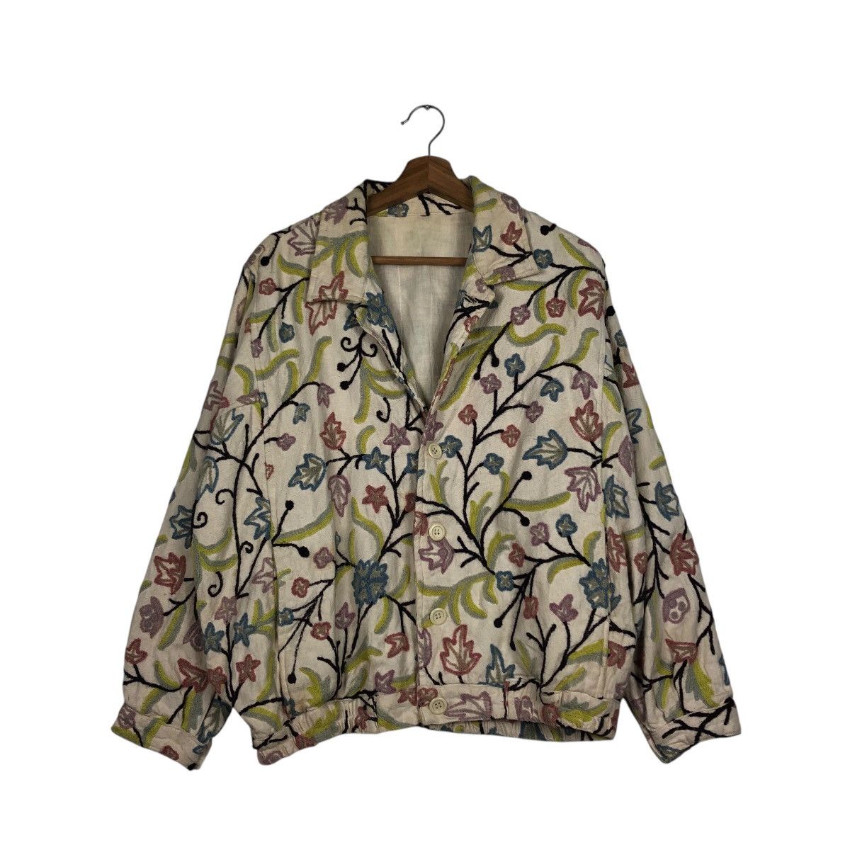 Japanese Brand × Vintage 📌Vintage Bomber Jacket Navajo Double Collar Issey Miyake Size US M / EU 48-50 / 2 - 2 Thumbnail