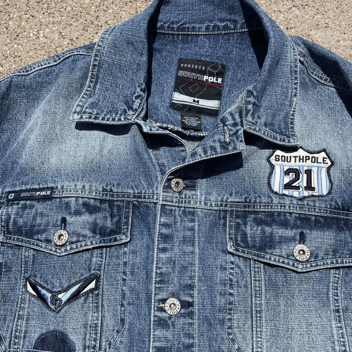 Southpole Vintage Y2K Southpole Patches Denim Jacket M Size US M / EU 48-50 / 2 - 3 Thumbnail