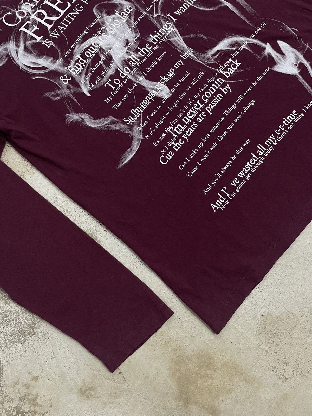 Japanese Brand Clash Ahead Smoke Word Complete Freedom Y2K Hysteric Style Size US XXL / EU 58 / 5 - 5 Thumbnail