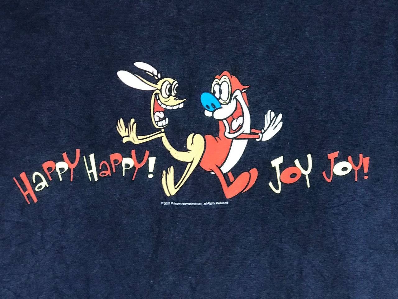Vintage Vintage ren and stimpy cartoon Size US L / EU 52-54 / 3 - 3 Thumbnail