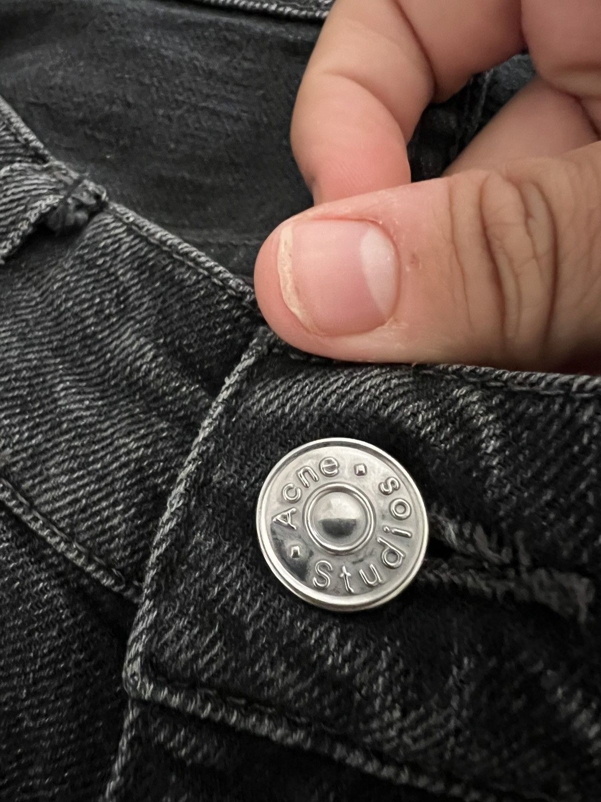 Acne Studios Acne studios black denim Size US 31 - 5 Thumbnail