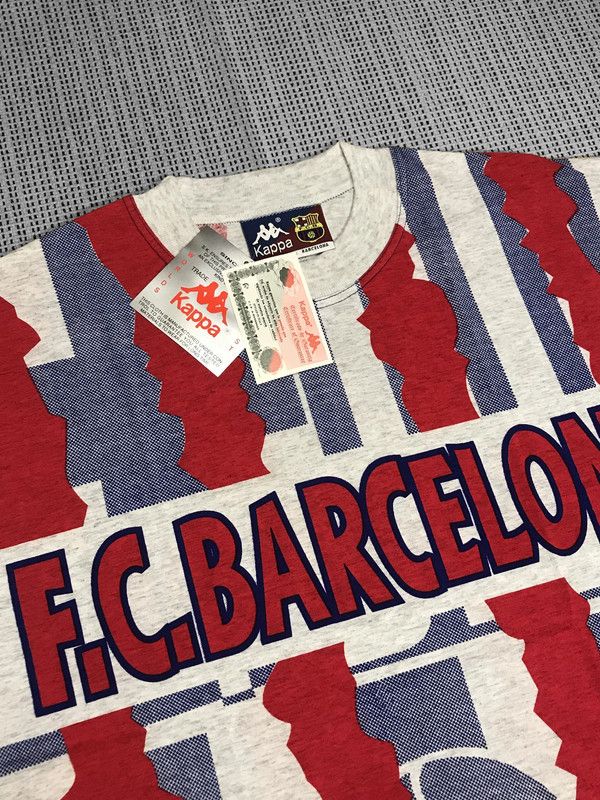 Other Vintage 90's Kappa AOP F.C Barcelona T-shirt (L) Size US M / EU 48-50 / 2 - 3 Thumbnail