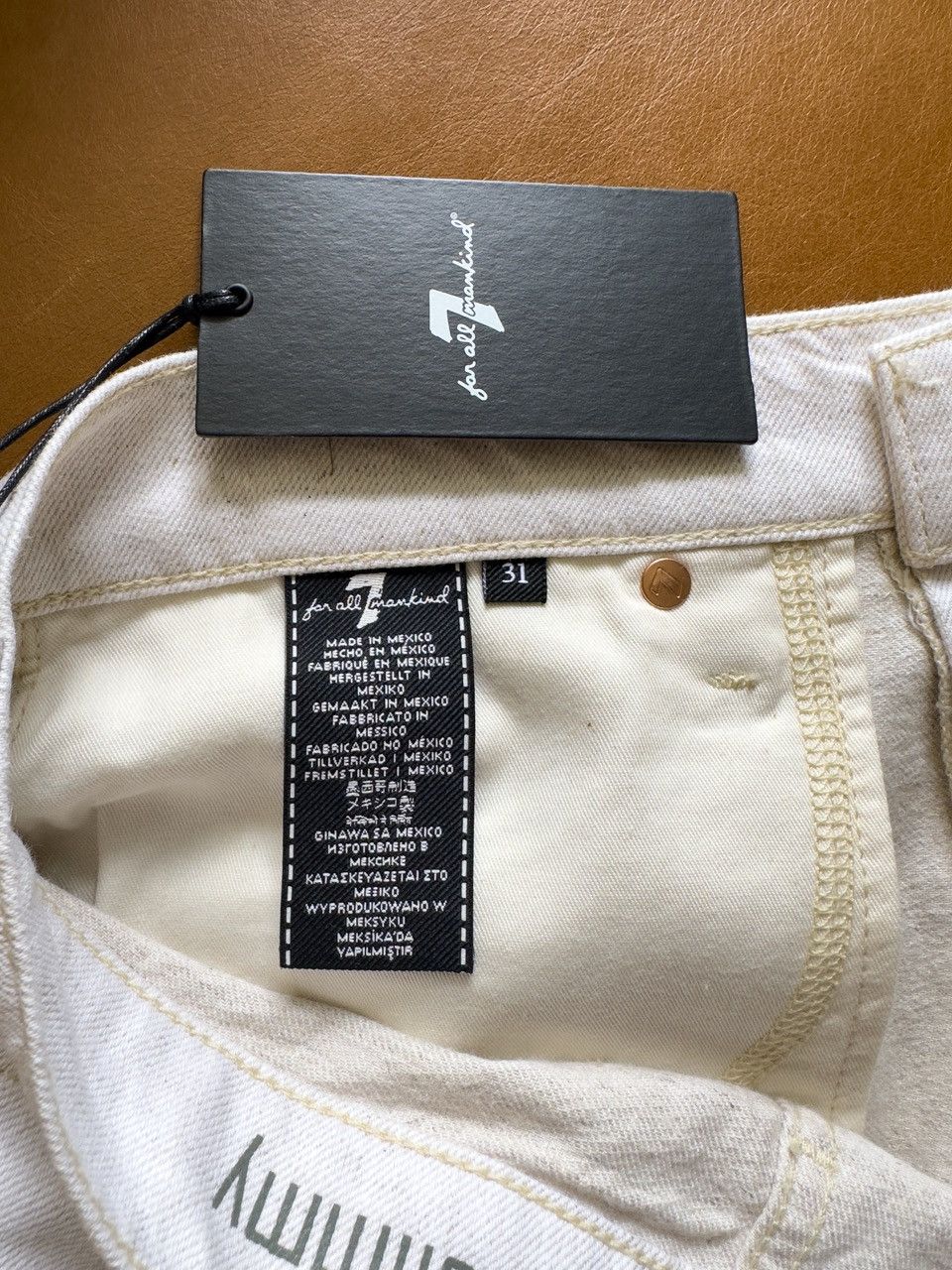 7 For All Mankind 7 for all Mankind Slimmy Jeans - White - Size 31 Size US 31 - 7 Thumbnail