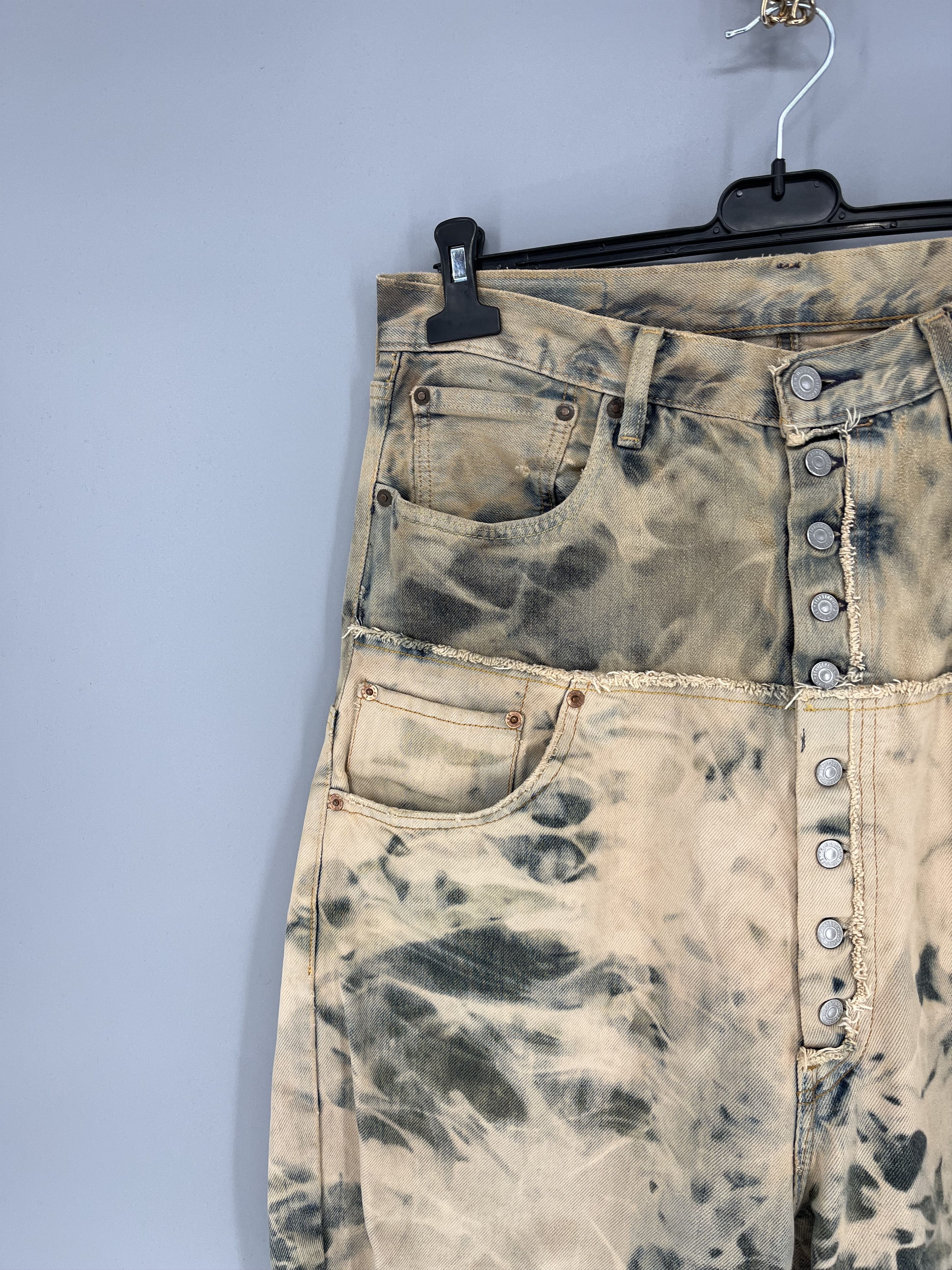 Other 90s Levi’s 501 Patchwork Multipocket Denim Custom Jeans USA Size US 32 / EU 48 - 7 Thumbnail