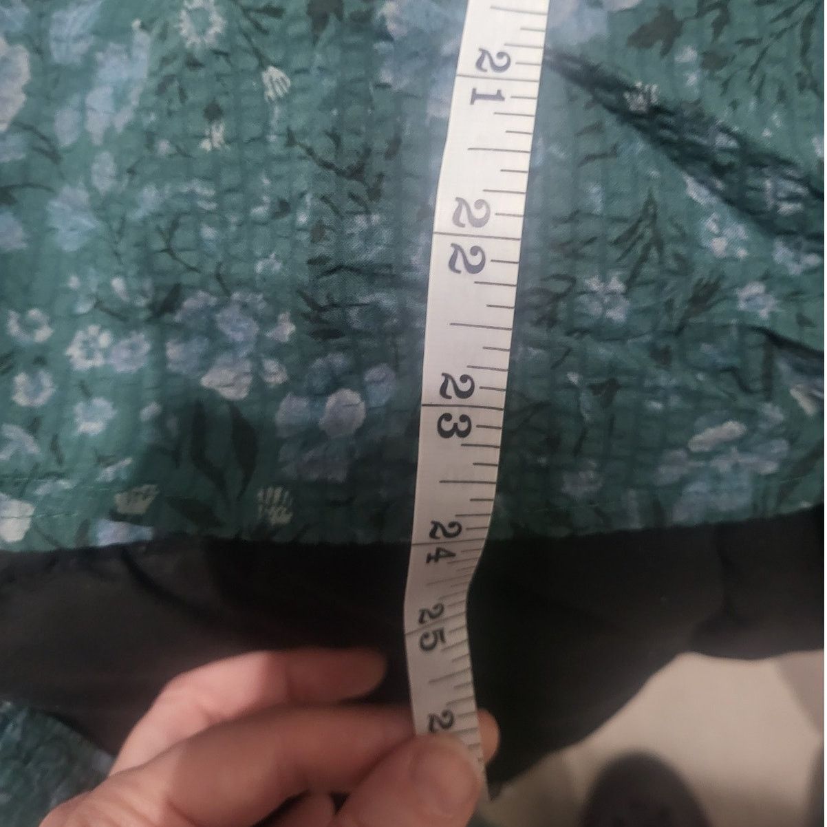 Madewell Madewell Seersucker Sweetheart Wrap Top - Woodland Floral 3X Size 3XL / US 20-22 - 7 Thumbnail